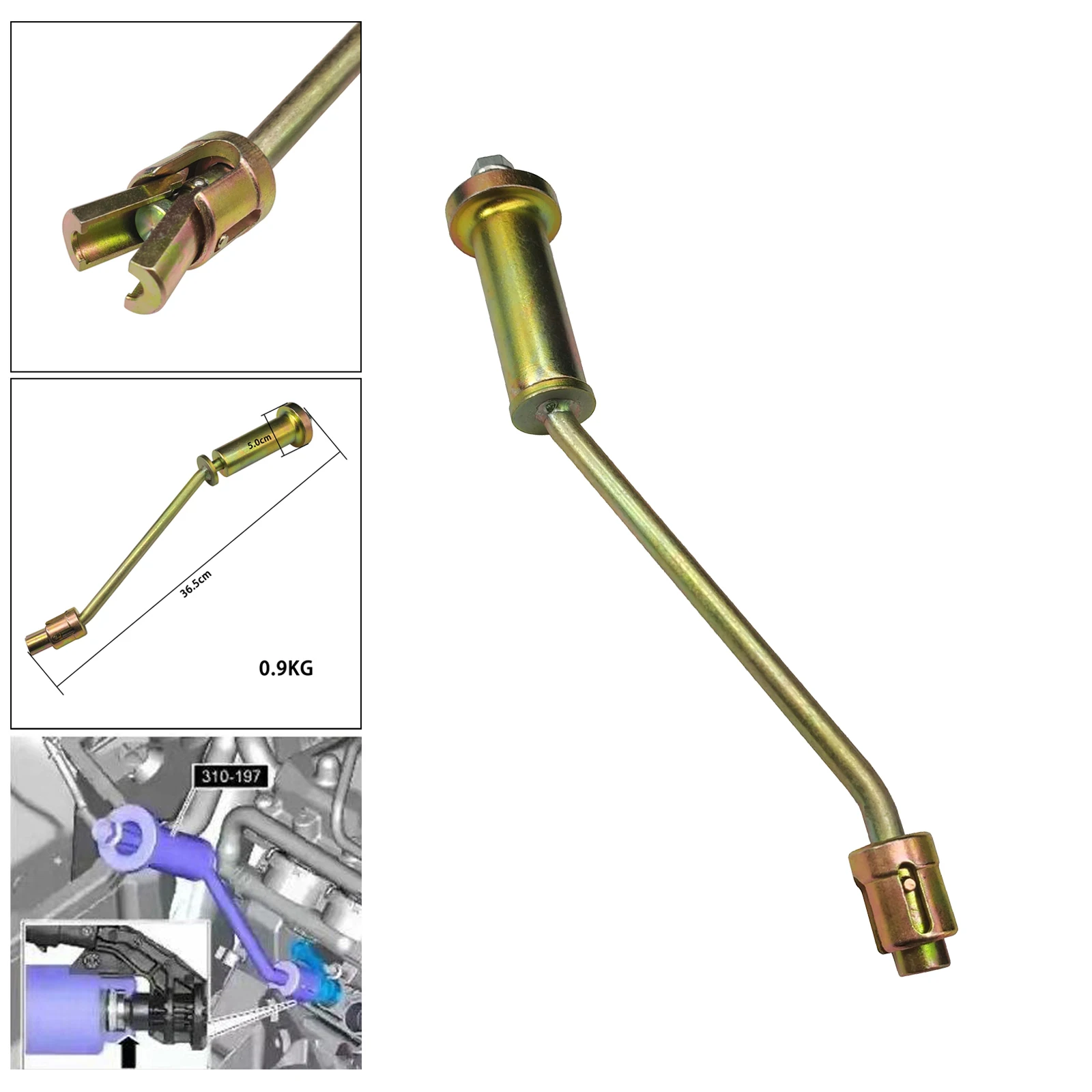 Elf Bee 310-197  Fuel Injector Remover Tool Puller Compatible with Land Rover 5.0 Range and Jaguar 3.0