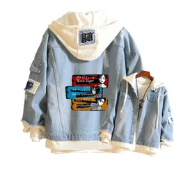 Attack on Titan Women Demin Jacket Levi Cosplay Jean Hoodies Harajuku Windbreaker Unisex Sweatshirt Men Spring Streetwear Tops