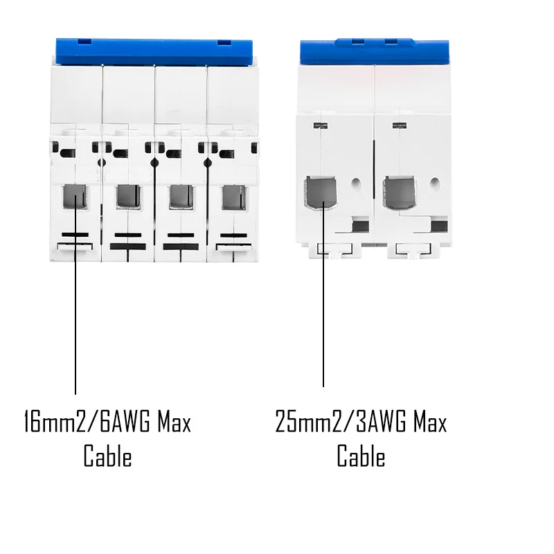 Interruttore automatico DZ47 DC 120V 200V 250V 500V protezione della carica solare interruttore automatico di cortocircuito 6A 10A 16A 25A