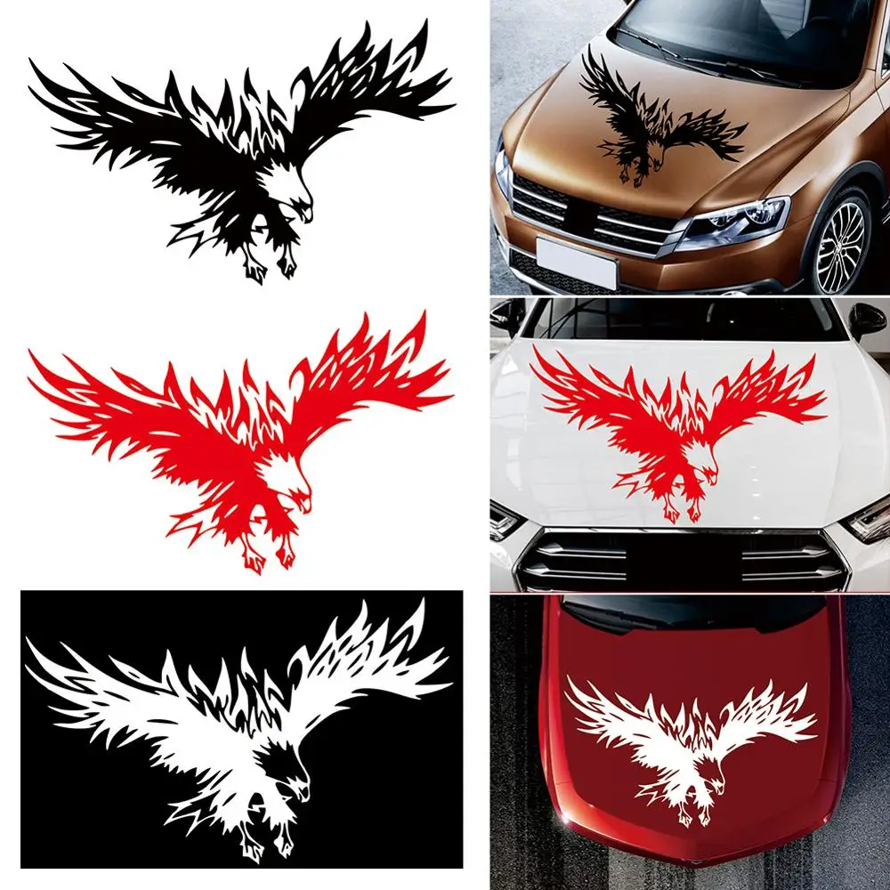 2023 New Flying Wings Eagle Tribal Pattern Car Hood Decal Truck Suv Body Stickers Universal Wholesale Quick delivery CSV