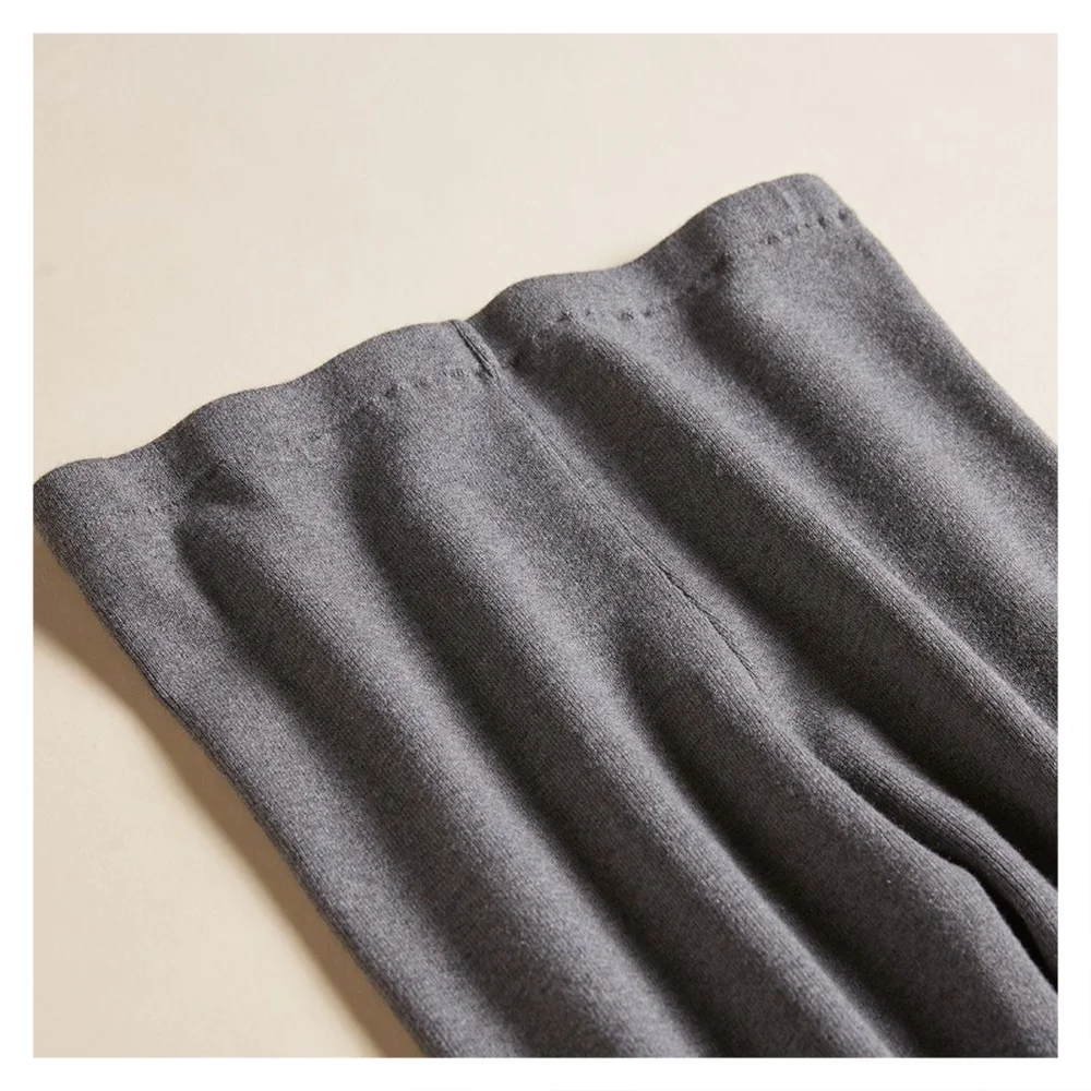 Jambières en cachemire mélangé pour femmes, bottes crayon épaisses, pantalons chauds en laine, automne
