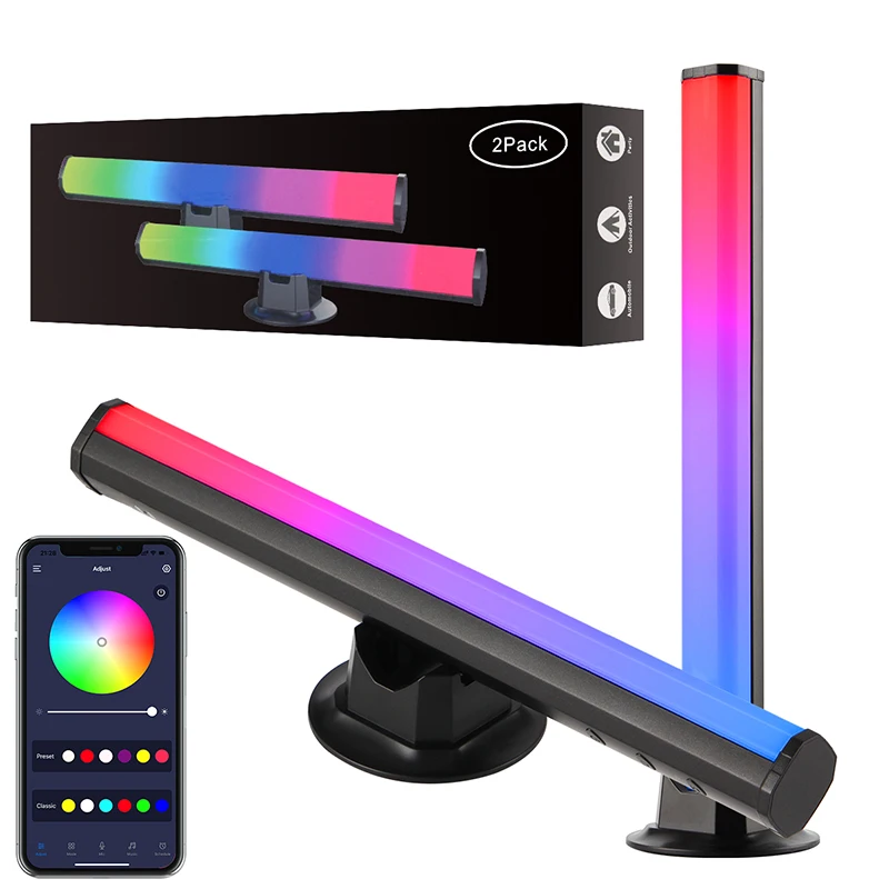 RBG Ambient Light LED Pickup Light APP Control Light Rhythm RGB TV Ambient Light For Room Game Visual Atmosphere Decoration