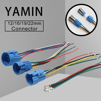 Connecteur avec fil pour interrupteur à bouton-poussoir en m...