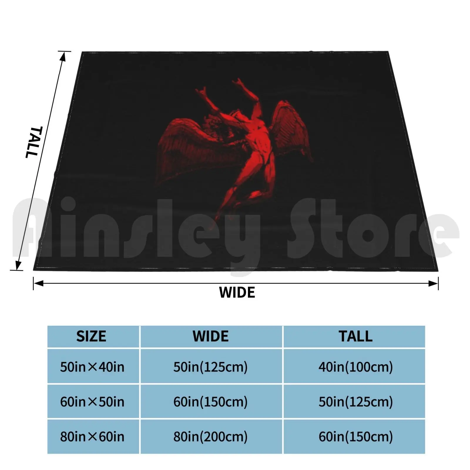 Metal Icarus Red Blanket Fashion Custom Trending Stuff Cool Jimmy Logo Symbol Band Music Metal Original Popular