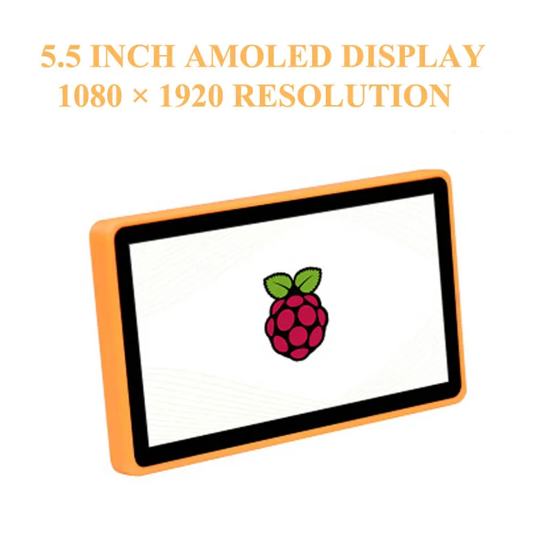 Imagem -02 - Módulo de Tela Capacitiva Polegada Amoled Hdmi 5.5 com Vidro Temperado Suporte para Nvidia Nano e Raspberry pi 4b