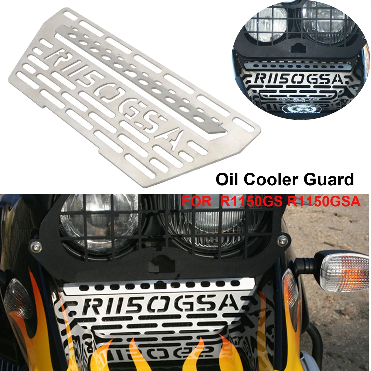 

NEW Motorcycle FOR BMW R1150GS R1150GSA Parts Oil Cooler Radiator Protection R 1150 GS GSA