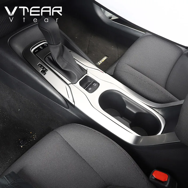 Vtear Central Control Cover Gear Trim Interior Cup Holder Frame Decoration Car Accessories Parts For Toyota Corolla Sedan 2023