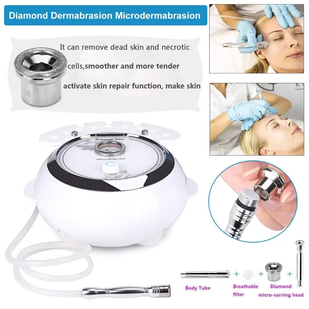 Professional Diamond Microdermabrasion Dermabrasion Machine Home Use Facial Beauty Salon Wrinkle Face Peeling Equipment