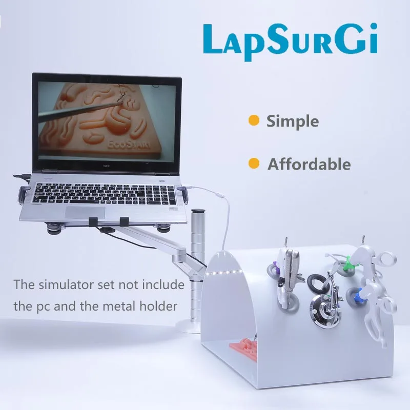 

Laparoscopic simulator endo trainer training box endoscopy,scopic laparoscopy forceps graspser needle holder disecctor scissor