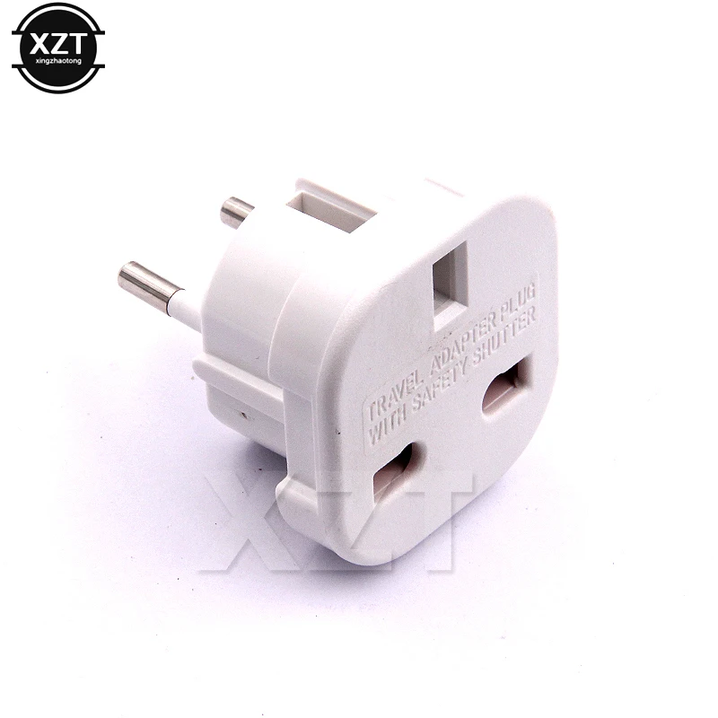 UK na Adapter wtyczki EU 220V Euro wtyczka podróżna konwerter AC ładowarka ścienna zasilacz UK brytyjski Adapter gniazdka elektryczne