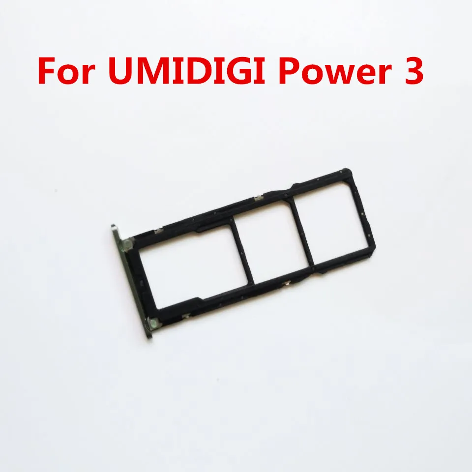 For UMIDIGI Power 3 New Original SIM SD Card Slot Holder Sim Tray Reader For UMIDIGI Power3 Cell Phone