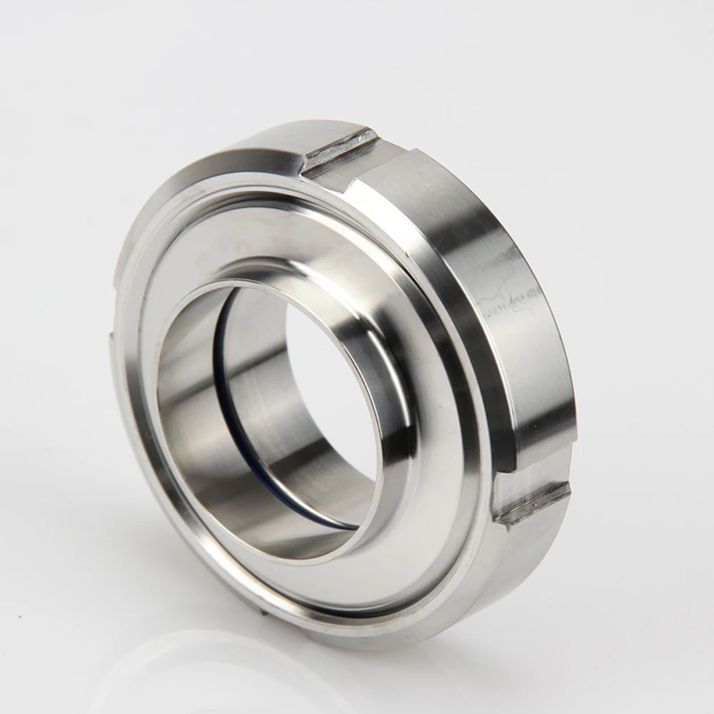 DN15/20/25/32/40/50/60/80 DIN Standard SUS 304 Stainless Sanitary Butt Weld On Socket Union Set Pipe Fitting Connector Homebrew