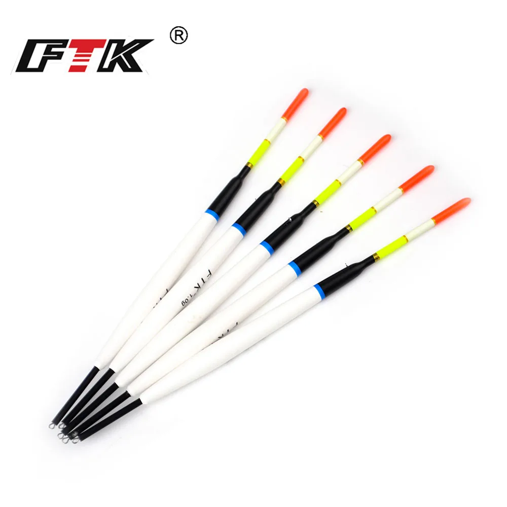 FTK Barguzinsky Fir 5 Pcs/Lot Bobber Fishing Float  Length 17CM 20.5CM  Float  1G 3G For Carp Fishing Tackle Accessories