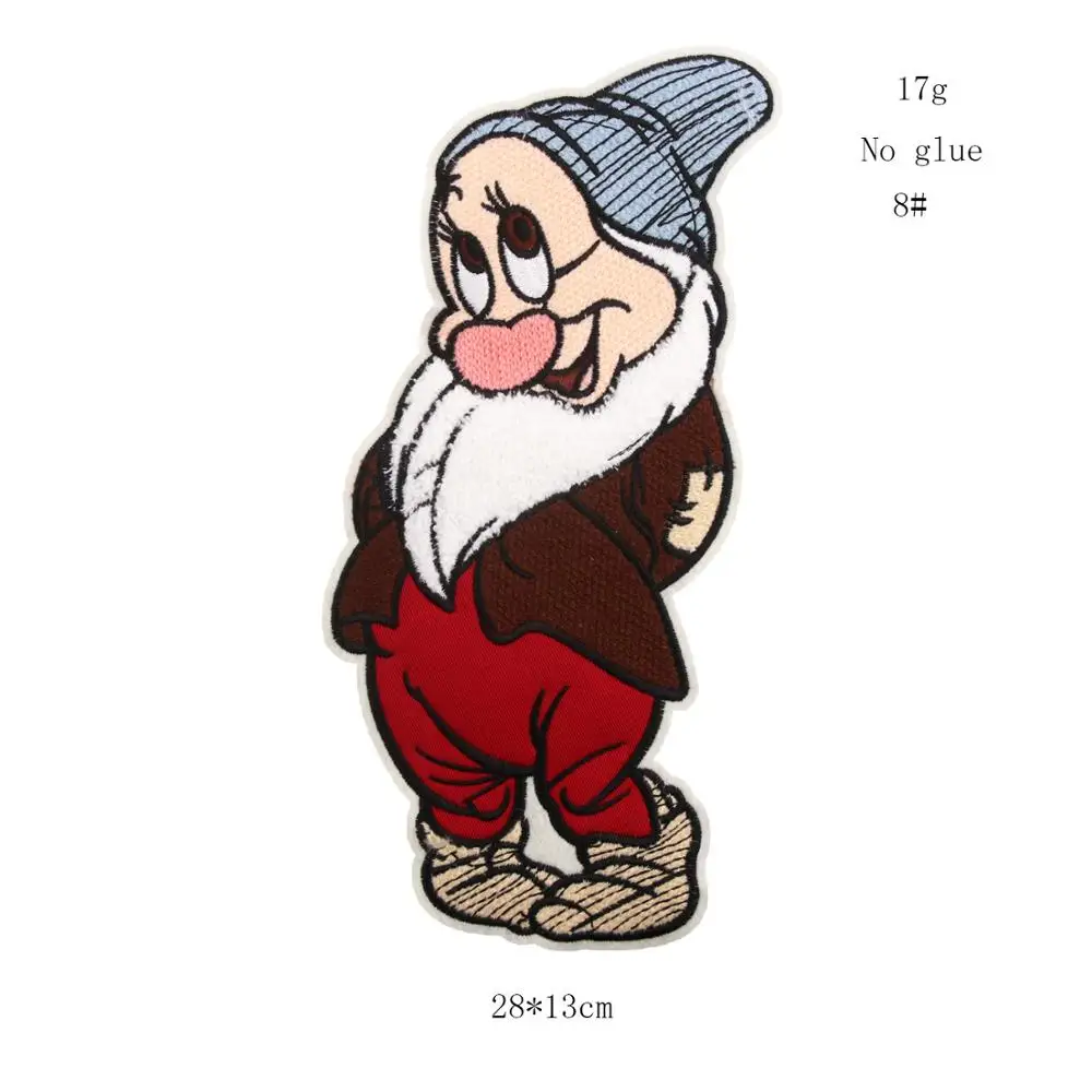 New Arrival Seven Dwarfs Embroidery Patches Applique Sew On Jeans Or Bags 1PC/Lot Sewing Supplies Decorative Patches EP6000