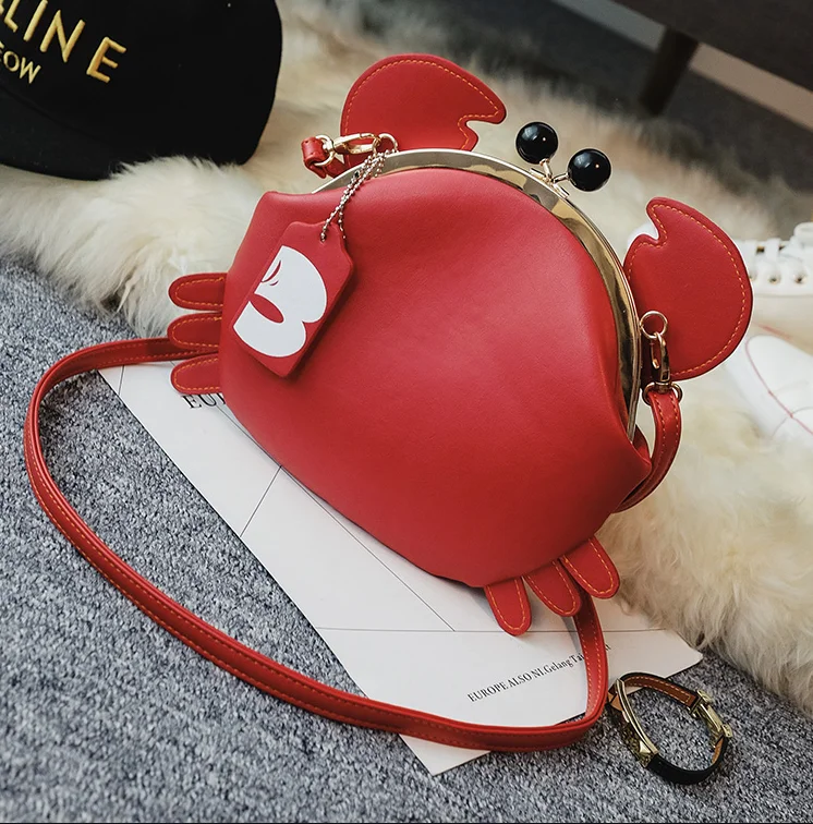 2019 ins hot crab model mini bag versatile shoulder bag lady women Chain Bag chic dressing bag girl  fashion