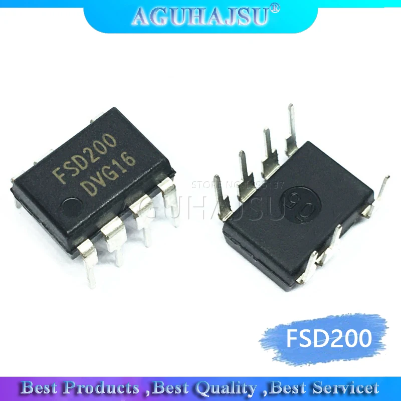 10pcs  FSD200 200   DIP-7  7-pin power management IC chip LCD Induction Cooker IC