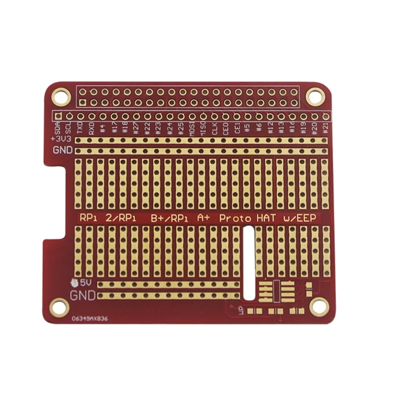 Удлинительная плата, прототип отверстий Peg Proto Hat Shield для Raspberry Pi 4B Model RPI GPIO 3B 2B B +