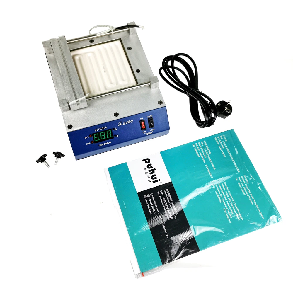 PUHUI T-8120 Infrared Preheating Station SMD PID Temperature Controlling Preheating Station heating Plamform