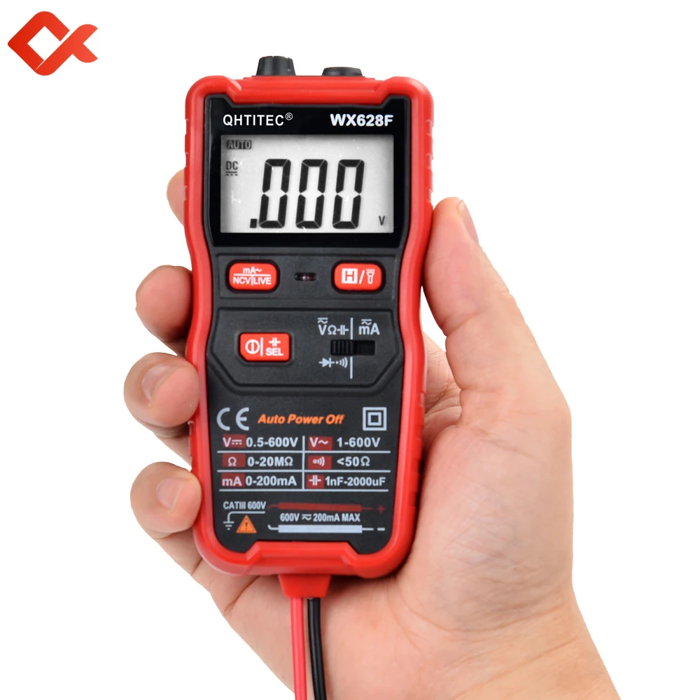 625T Digital Multimeter Soldering Iron Kit Inteligent  Auto Range Ammeter Voltmeter 3In1 NCV live Tester Repair Electrician Tool