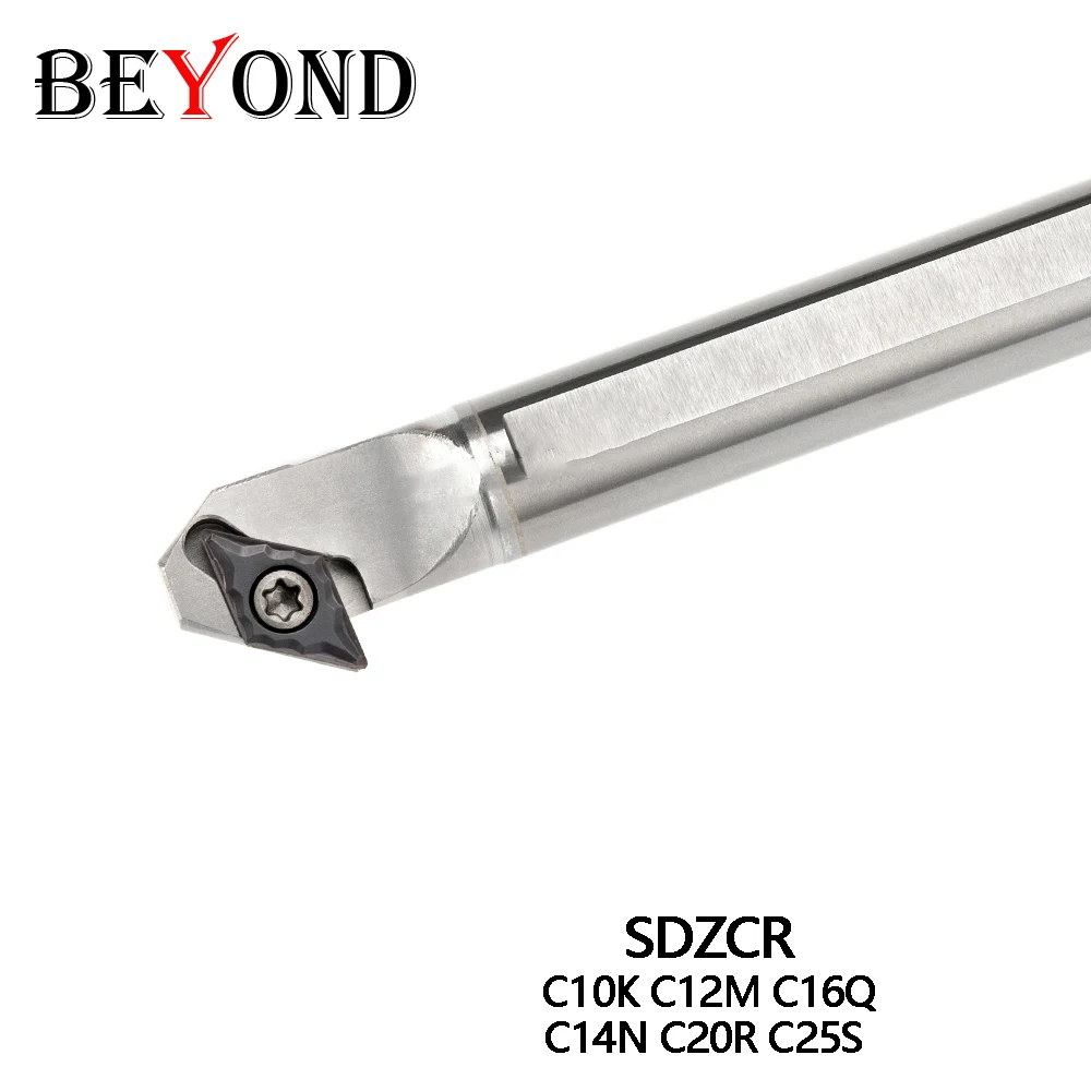 

BEYOND Lathe High Speed Tungsten Steel SDZCR Internal Boring Turning Tool Bar C10K C12M C14N C16Q C20R C25S Carbide CNC