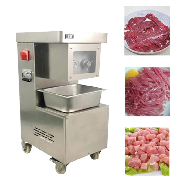 

3000W /220V vertical type meat cutting machine meat cutter slicer 500kg/hr meat processing machine