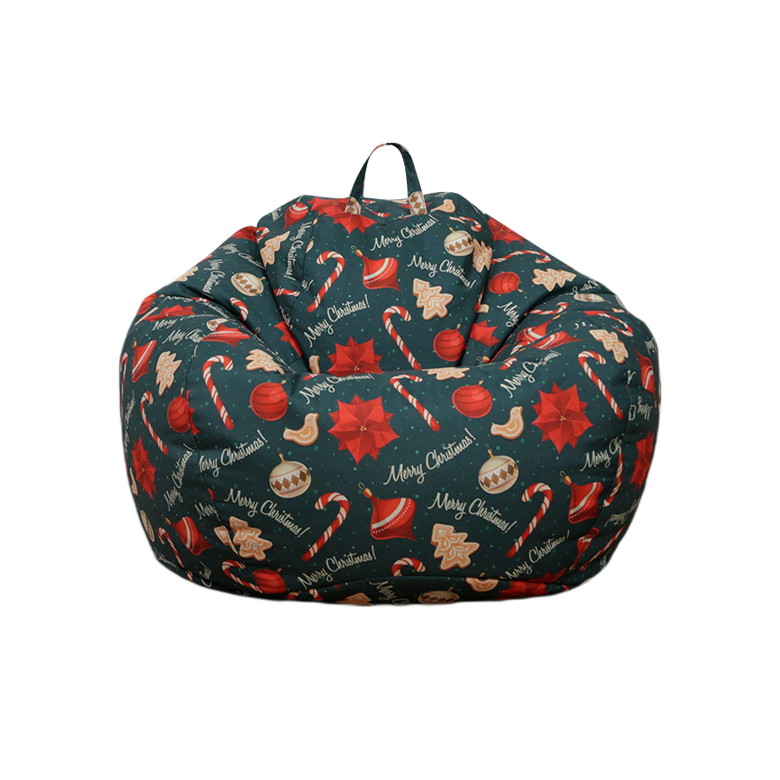 Christmas Bean Bag Cahir Covers Soft Beanbag Cover No Filler Stuffed Animals Storage Solution