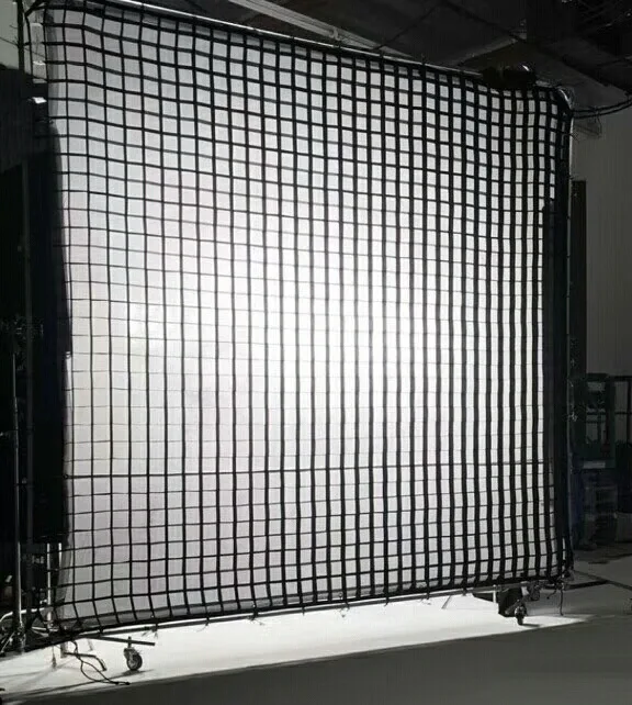 20ftx20ft 6x6m 50° 4x4x4cm Butterfly Frame Fabric Egg Crate Eggcrates Grids Honeycomb Backdrop for Studio Film Lighting Shooting