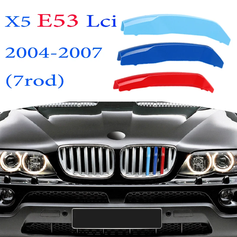 3 Stück Auto gitter Zierleiste für BMW x1 x2 x3 x4 x5 x6 x7 e84 f48 f49 f39 e83 f25 g01 f26 g02 e70 f15 e53 g05 e71 e72 f16 g06 g07