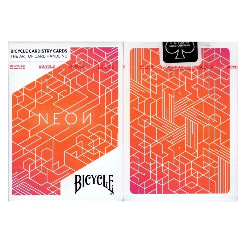 

Bicycle Neon Orange Playing Cards USPCC Cardistry Deck Poker Size Magic Card Games Magic Tricks Props for Magician