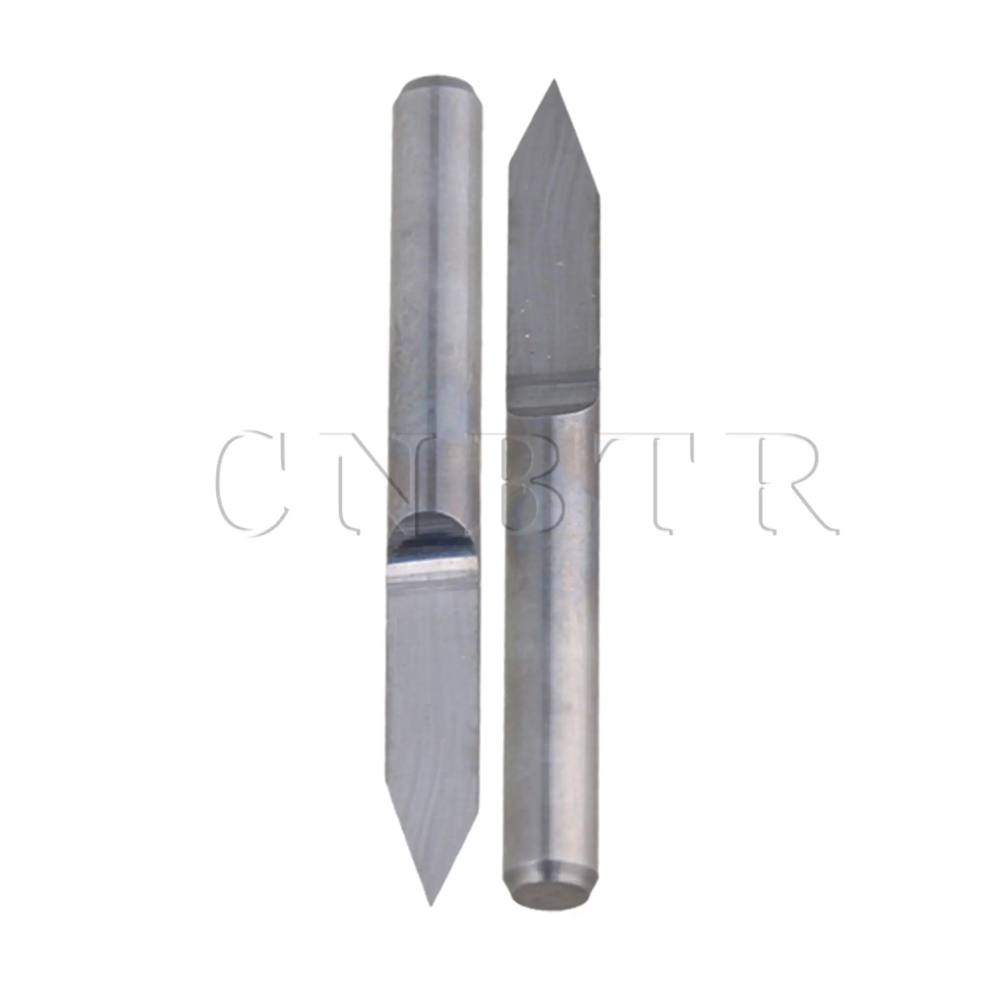 CNBTR 10Pcs 0.2mm 60 Graus Carbide Gravação Bits CNC Router Ferramenta para Placa PCB