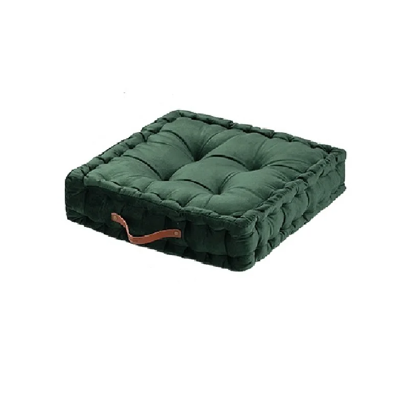 Nordic Style Comfortable Square Dutch Ground Thick Velvet Seat Cushion
