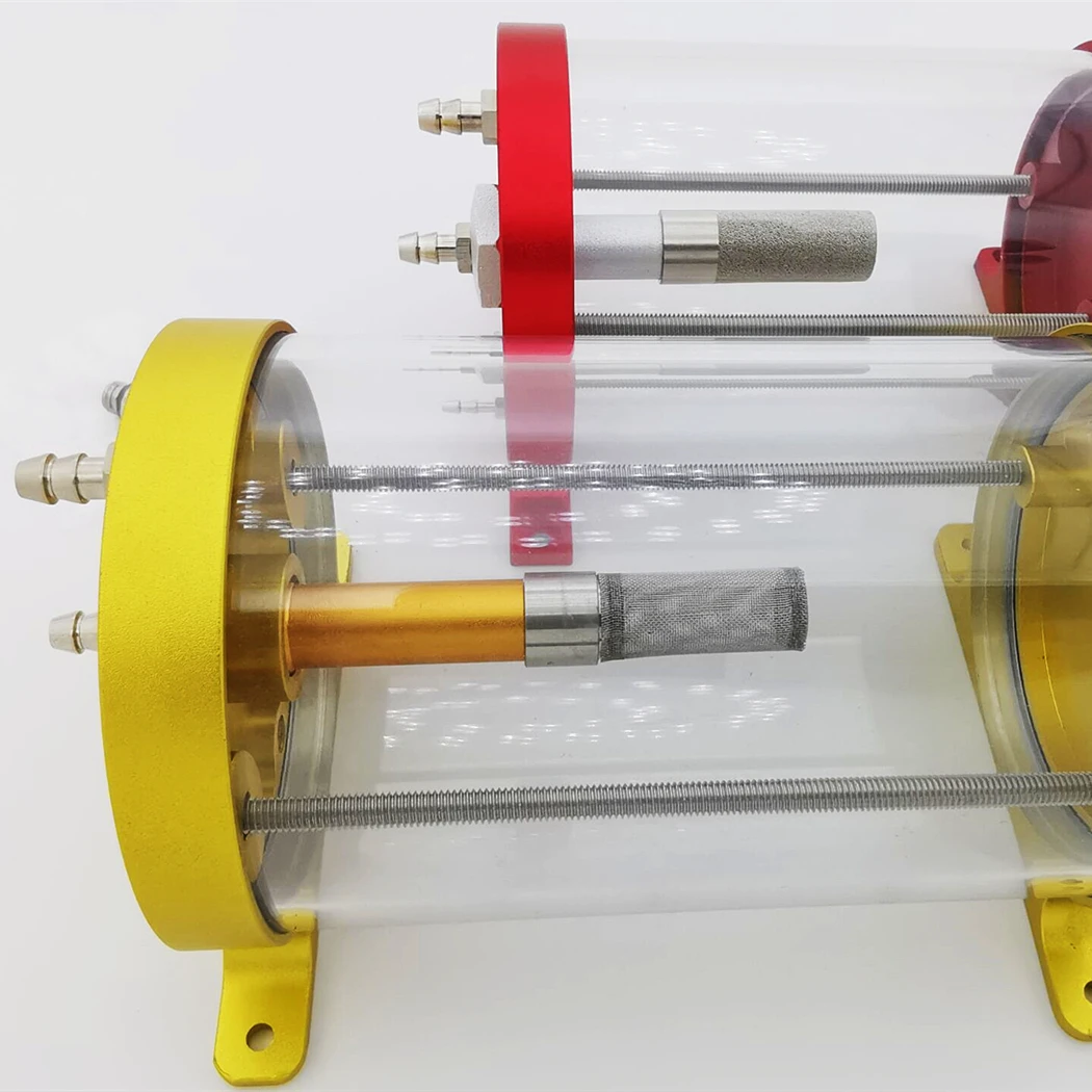 UAT 330ml 400ml big size CNC Ultimate Air Trap Tank with fuel filter fit for 20 to 50KG turbine engine for jet