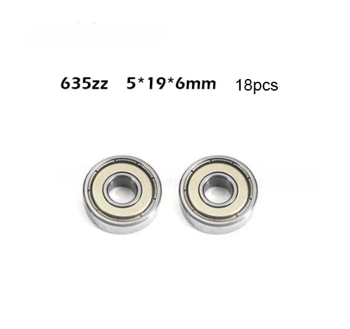 635 635zz 635rs 635-2z 635z 635-2rs Zz abec-5 Deep Groove Ball Bearings 5 X 19 X 6mm