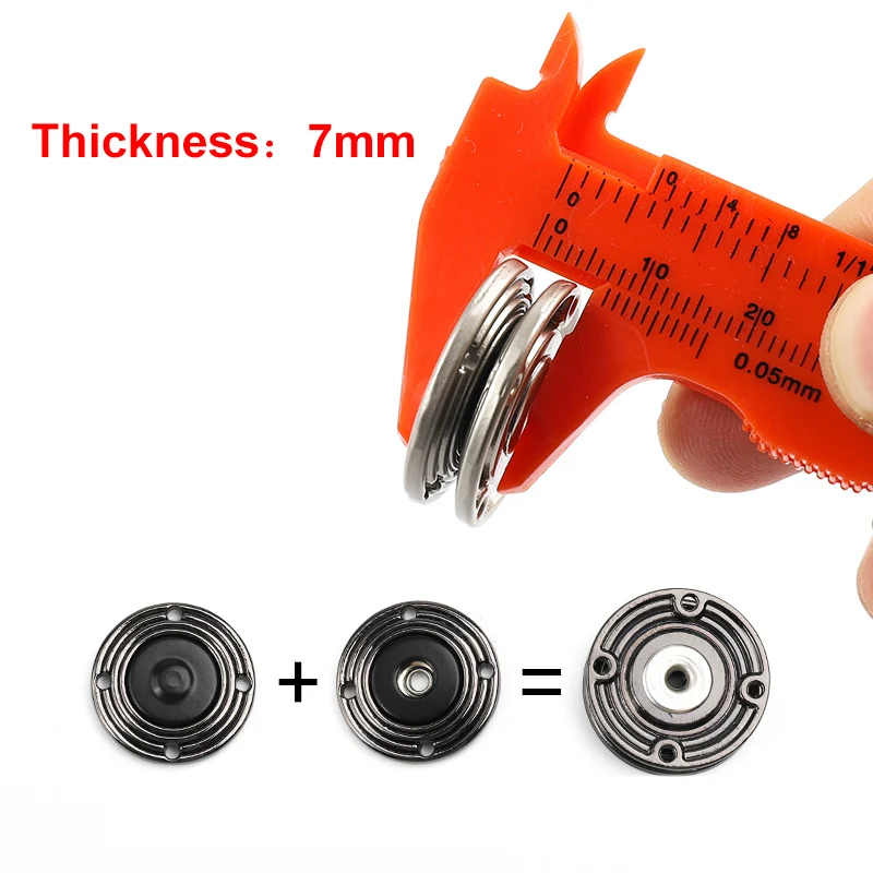 5 Pcs 23/25mm Magnetic Snaps Purse handbag Clasp Quality Metal Button DIY Bag Craft