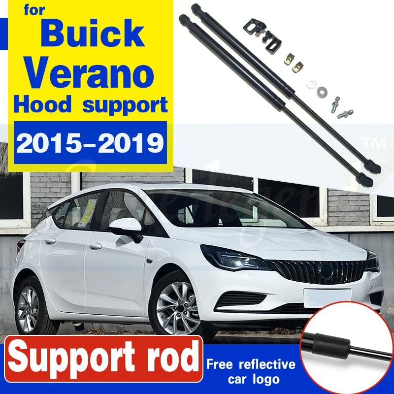 

for Buick Verano 2015-2019 No Drilling/Welding Car Bonnet Cover Lifting Support Spring Shock Bracket Strut Bars Hydraulic Rod