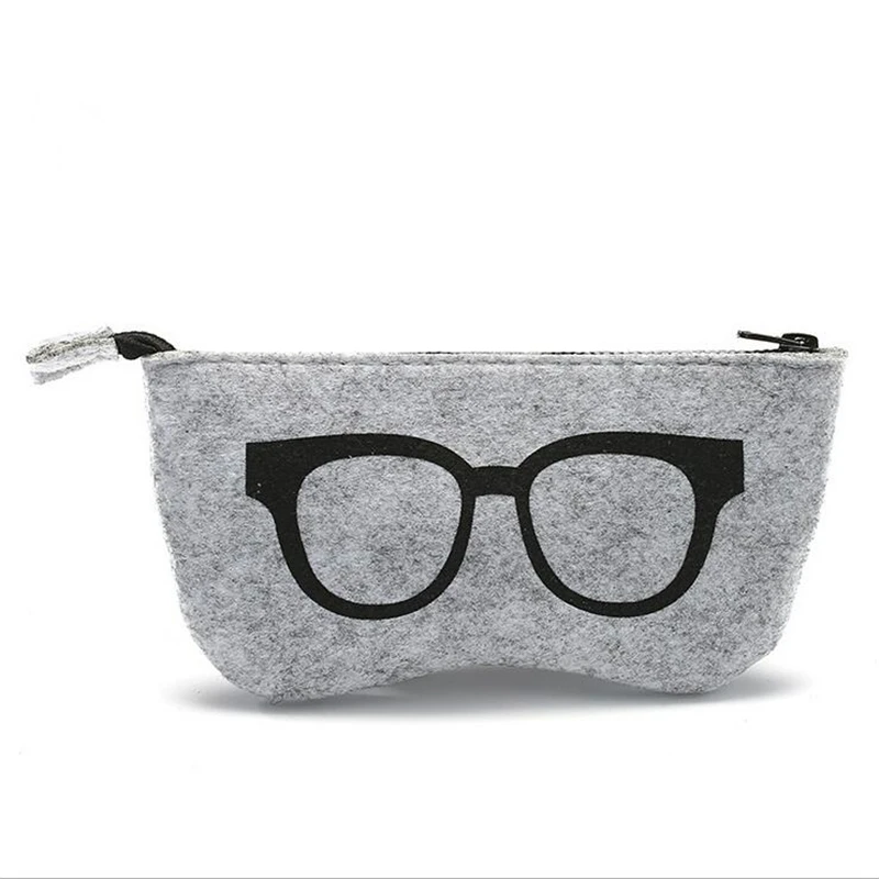 LEONLION Top-grade Felt Cloth Sunglasses Boxes High Quality Luxury Fabric Glasses Case Eyeglasses Accessories Glasses Case