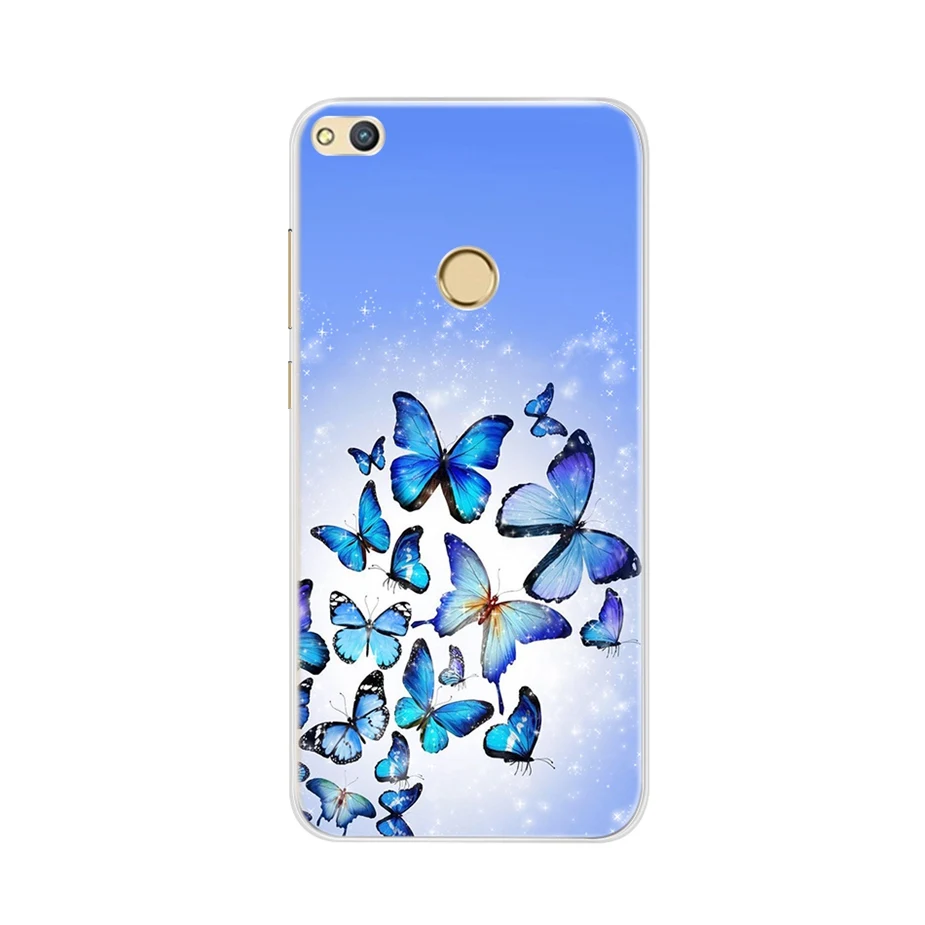 For Huawei P8 Lite 2017 Case Huawei GR3 2017 Silicone Cute Cover Soft Phone Case For Huawei P9 Lite 2017 on Honor 8 Lite Housing