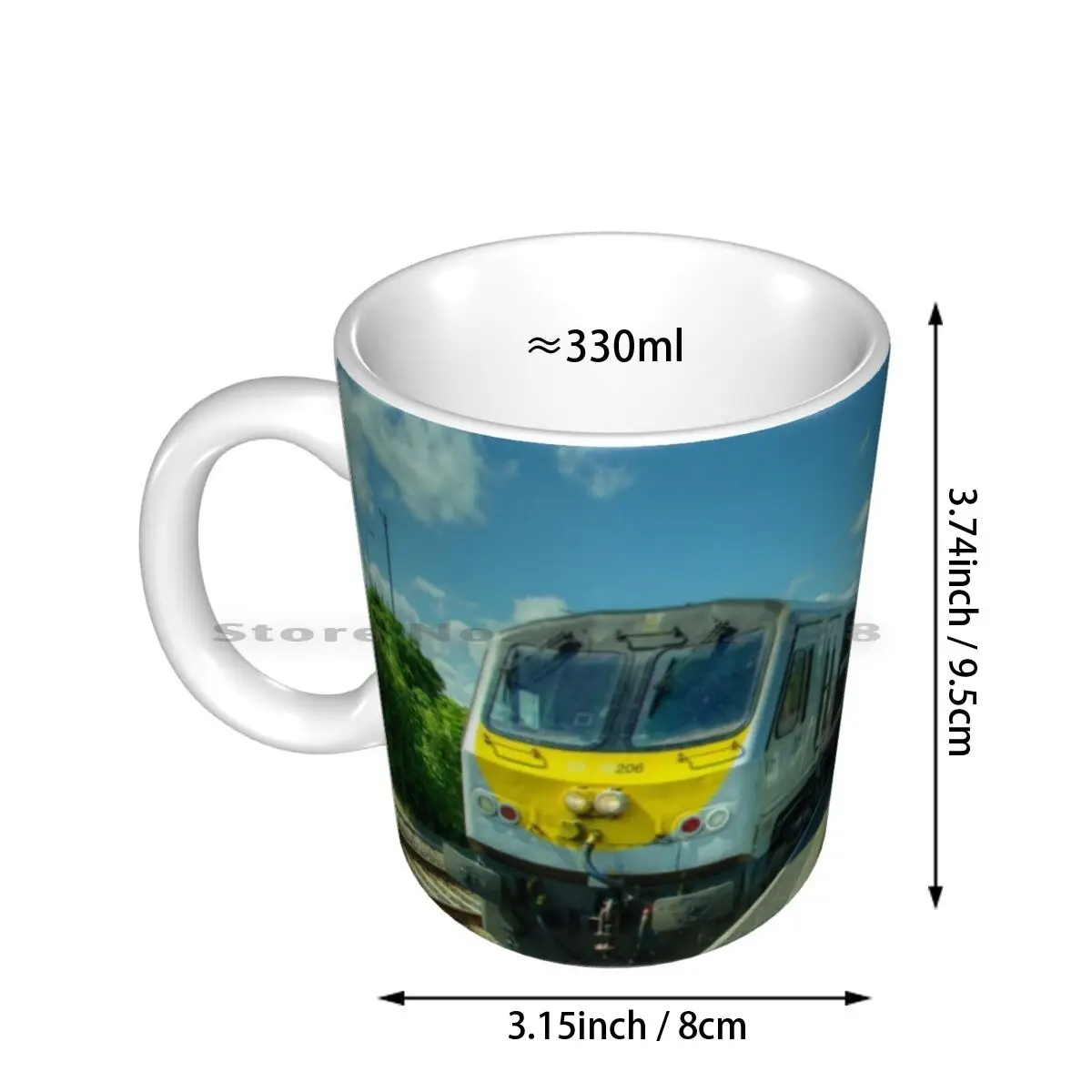 Irish Enterprise Ceramic Mugs Coffee Cups Milk Tea Mug Train Railway Express Northern Ireland Irish Transport Travel Hdr Dublin