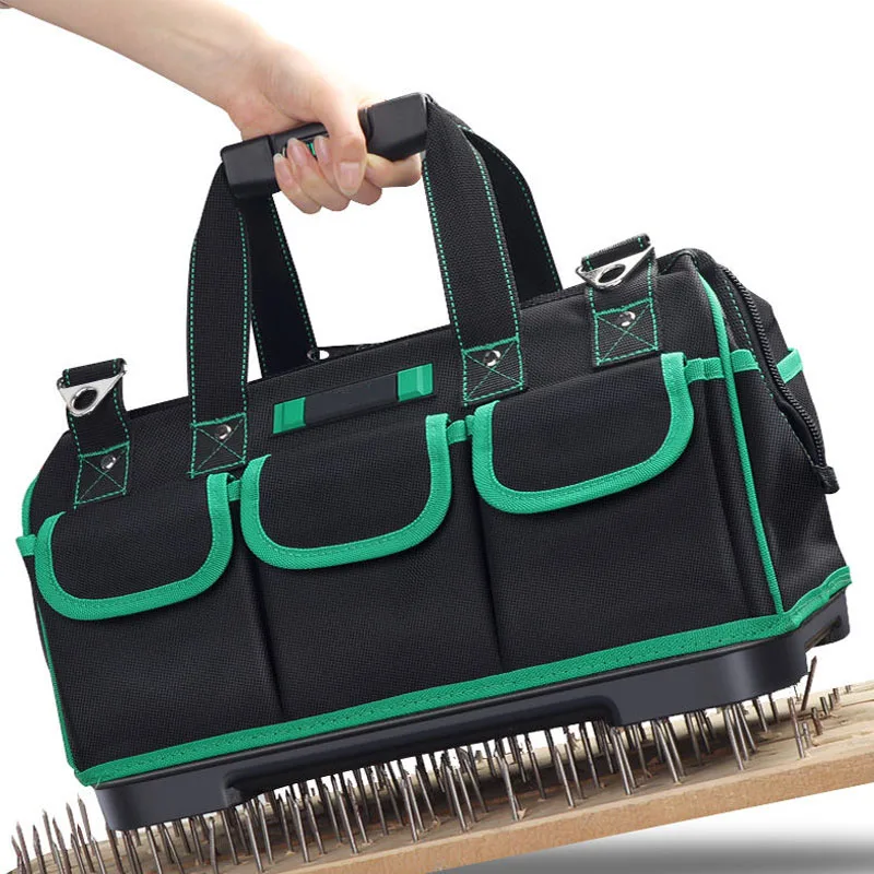 Borsa per attrezzi multifunzionale borsa per attrezzi di grande capacità da 23 pollici borsa per attrezzi speciale per riparazione impermeabile dell'organizzatore di immagazzinaggio portatile