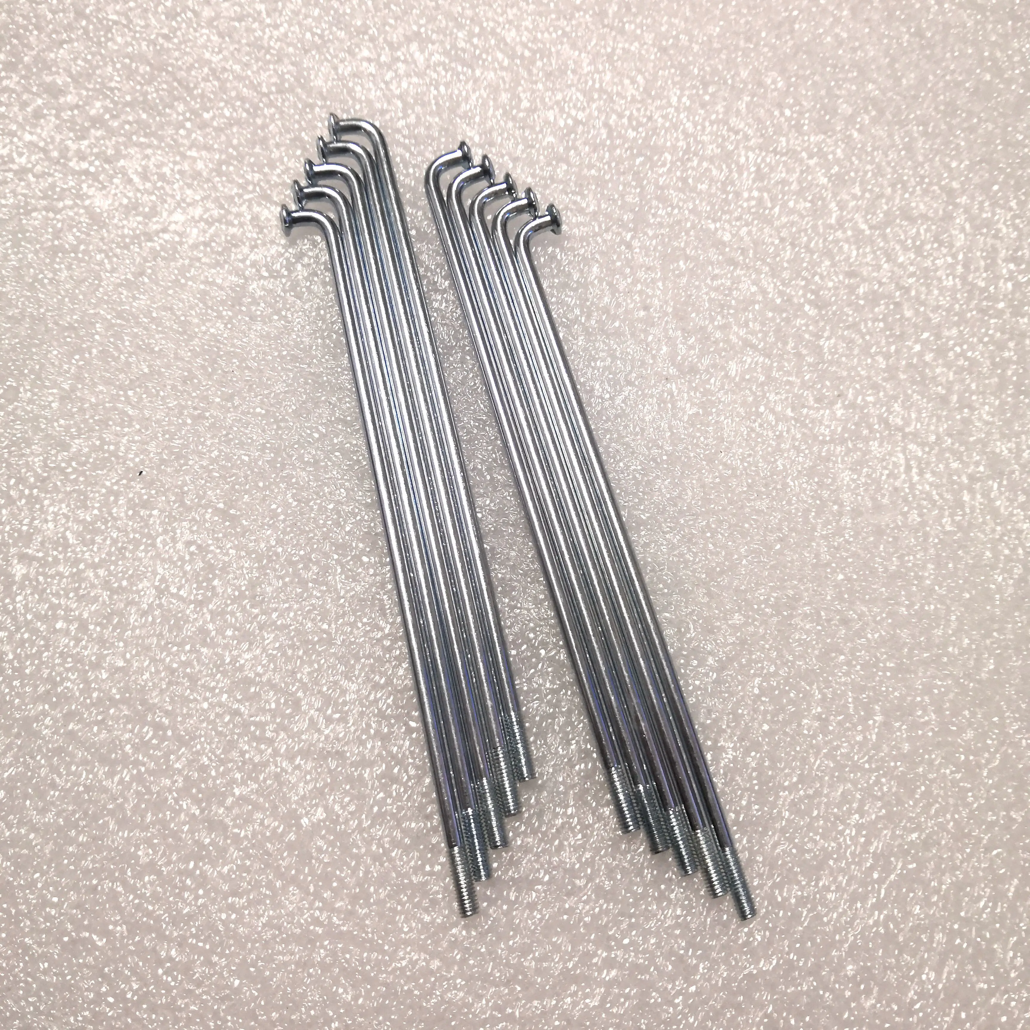 Scooter Spokes 40Pcs/lot  E-bike Spokes 12G 2.5mm diameter Bicycle Spokes length 105~155mm + Nipple Sliver color