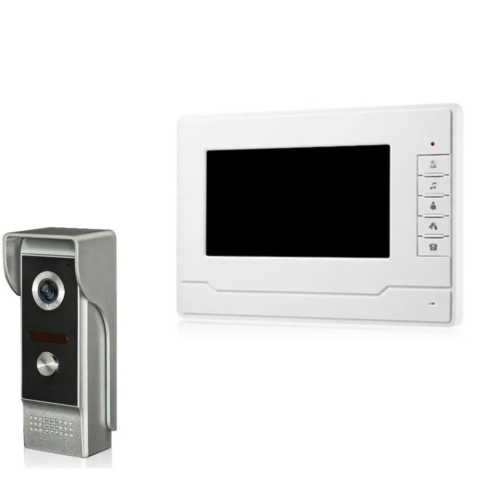 7 Inch 700tvl Hd Video Intercom Kit Voor Huisbeveiliging, Video Deurtelefoon Met Slot, Video Intercom