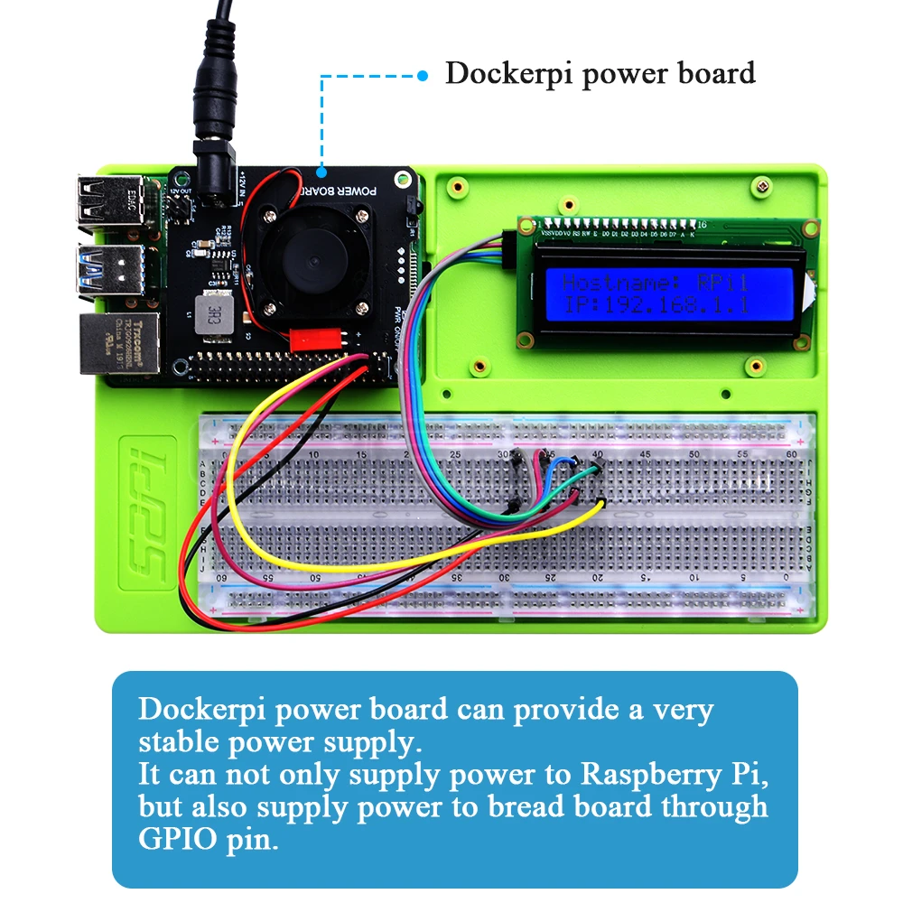 GeeekPi ABS Experiment Holder Kit Platform for Raspberry Pi 4B / 3B+ / 3B / 2B /  Zero/W/Arduino/ Mega 2560