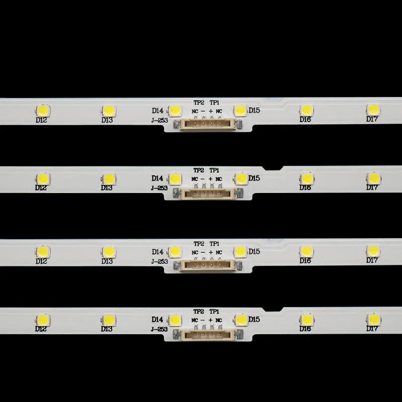 Tira de luces LED de iluminación trasera, accesorio para UE43NU7100U 43inch _ nu7100f UE43NU7120U UE43NU7170U piezas UE43NU7100, 28 cuentas de lámpara, 1 juego = 2 BN96-45954A