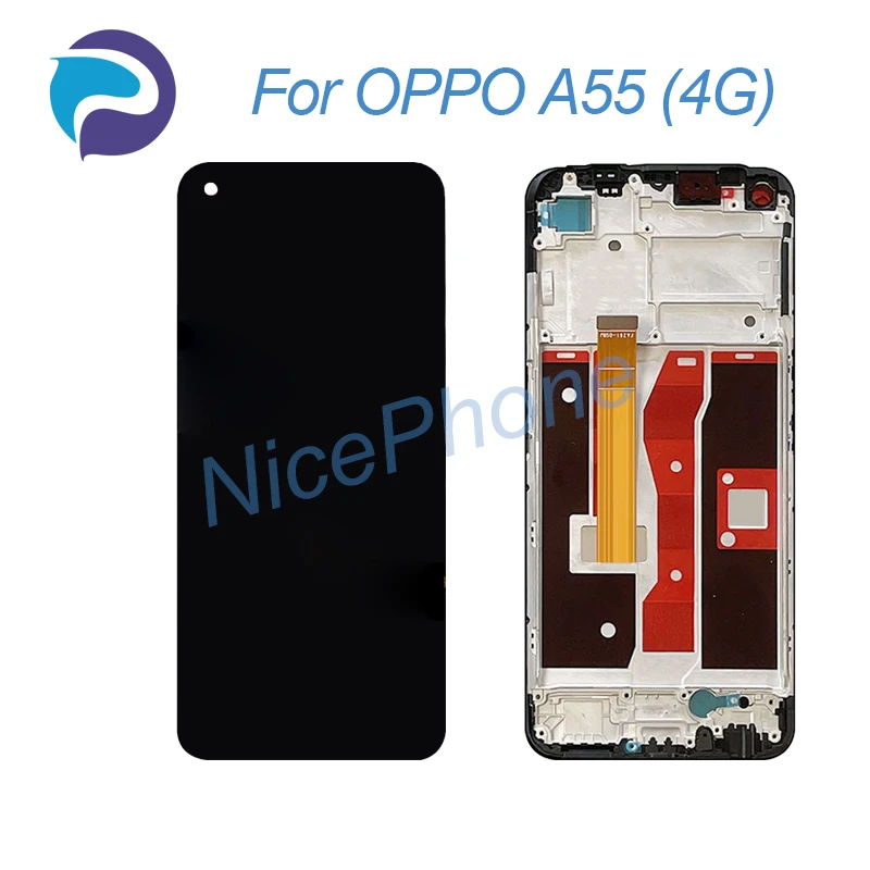 for OPPO A55 LCD Screen + Touch Digitizer Display 1600*720 CPH2325 A55 4G LCD Screen Display