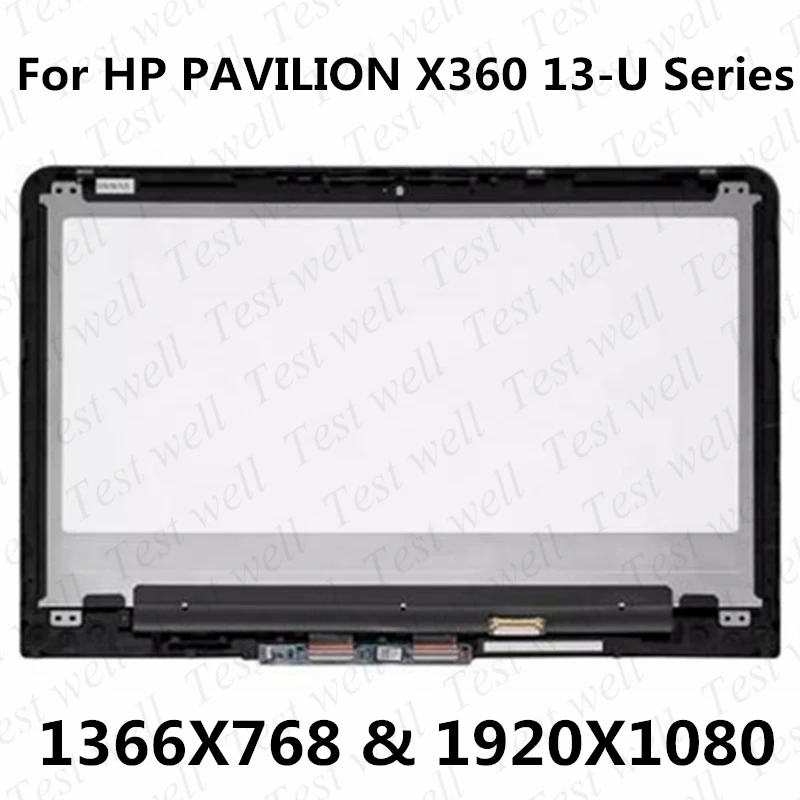 Original LCD with touch assembly For HP Pavilion X360 13-U 13-u045TU 13-u161TU 13-u102la 13-u103TU 3-u103la 13-u104la 13-u105la