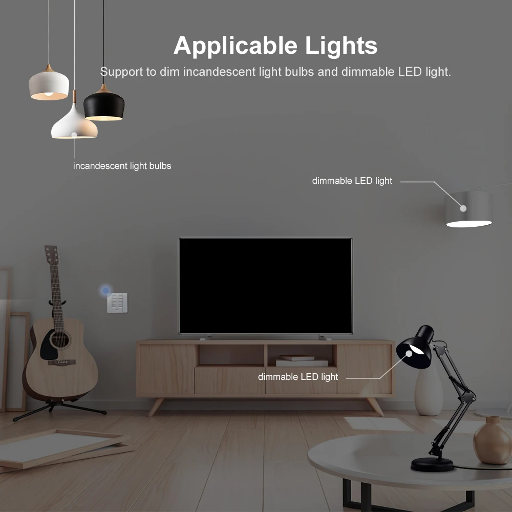 SONOFF D1 Smart Light Dimmer 433Mhz RF Switch Light Brightness Adjustable with Remote  eWeLink Voice Control Google Home Alexa - Image 5