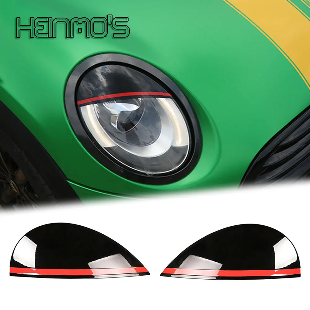 

For Mini Cooper F54 F55 F56 F57 F60 Clubman Car Accessories Headlight Head Light Double Eyelid Decoration Modified Funny Cover