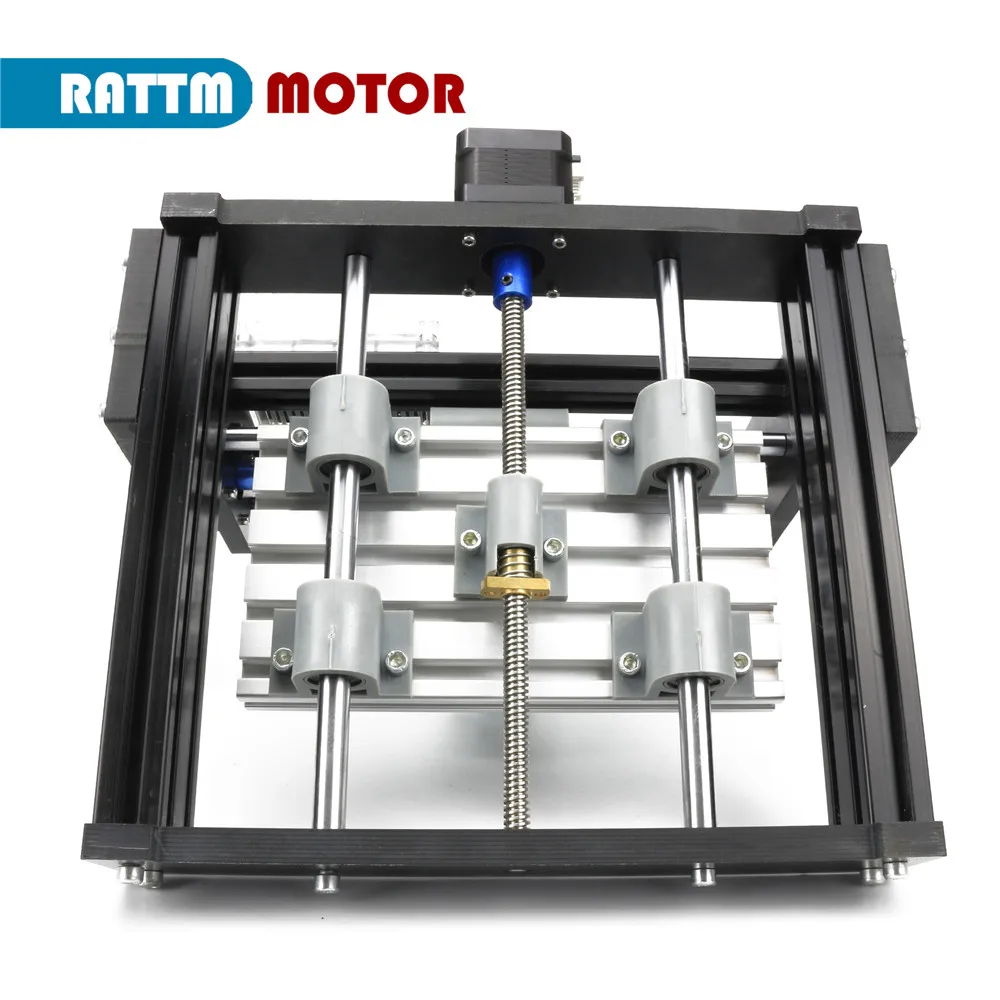 Imagem -06 - Rattm-mini Fresadora Cnc Atualização Grbl Faça Você Mesmo Axis Máquina de Gravação a Laser Roteador de Mesa para Pcb Cortador de Madeira 1610pro