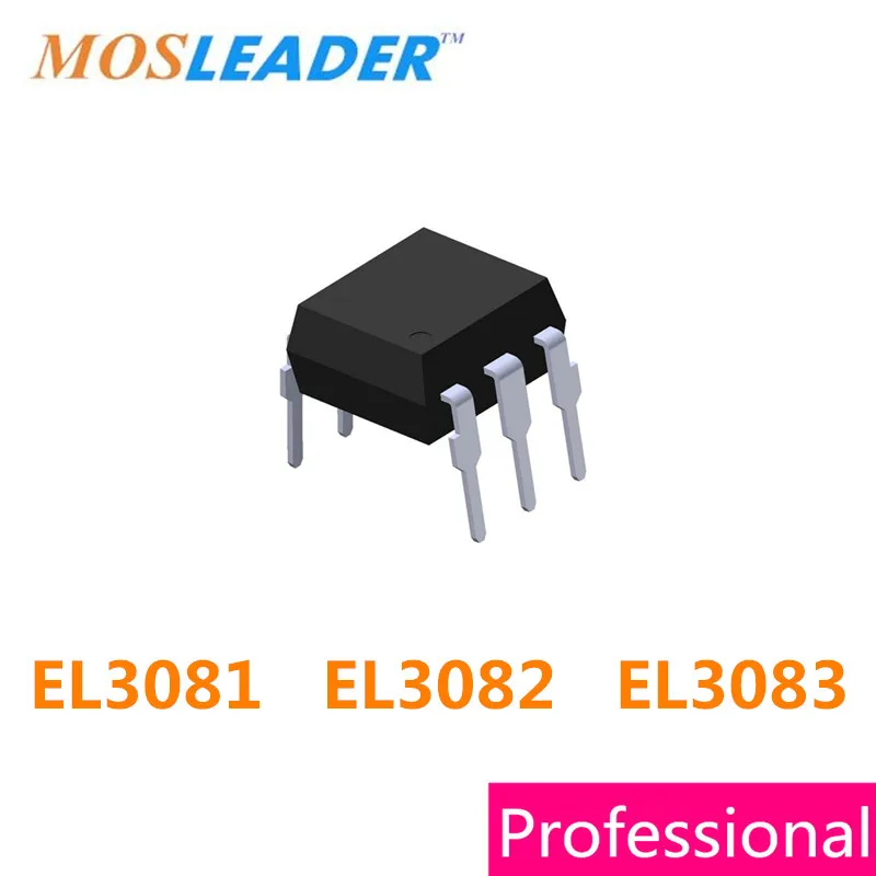 Mosleader DIP6 100PCS EL3081 EL3082 EL3083 3081 3082 3083 Original Bulk new Replace MOC3081 MOC3082 MOC3083 High quality