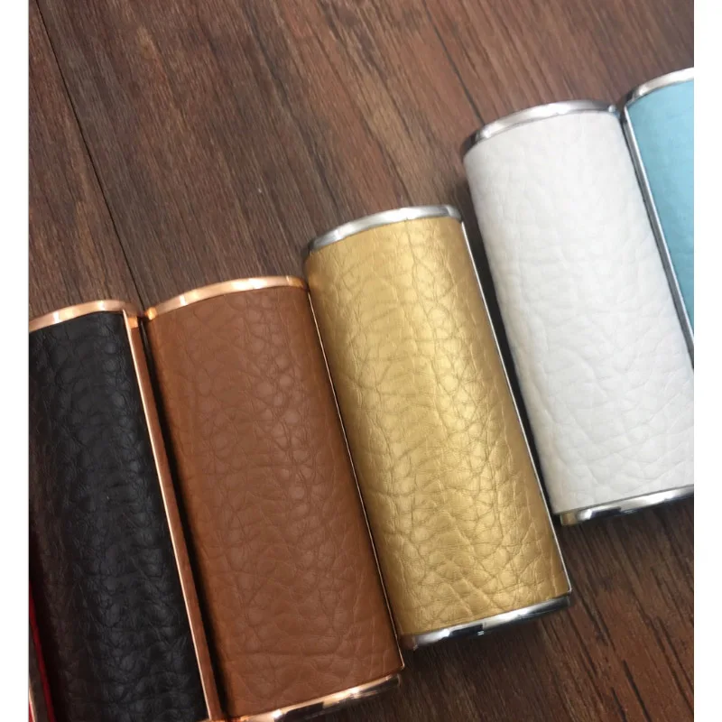 Fashion Leather Lighter Shell Metal Frame J6 Lighter Case General Plastic Body Protection Lighter cover For Bic